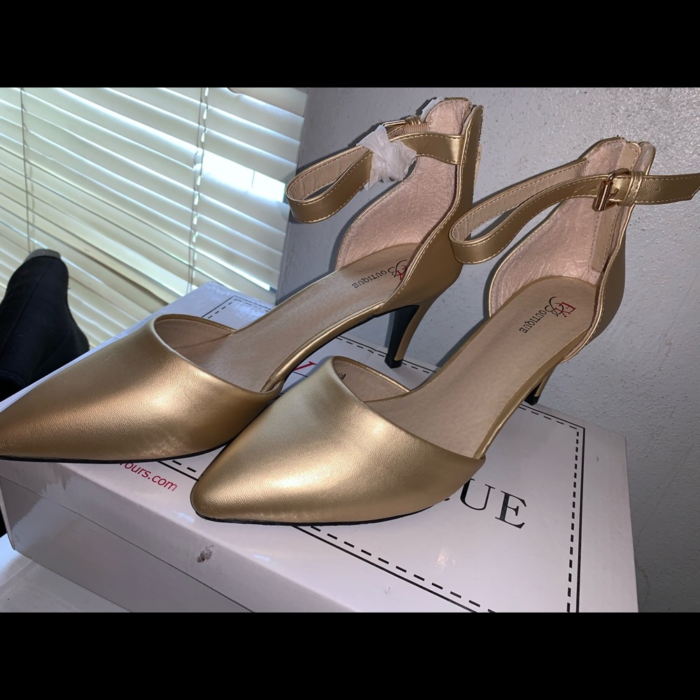 Gold heels